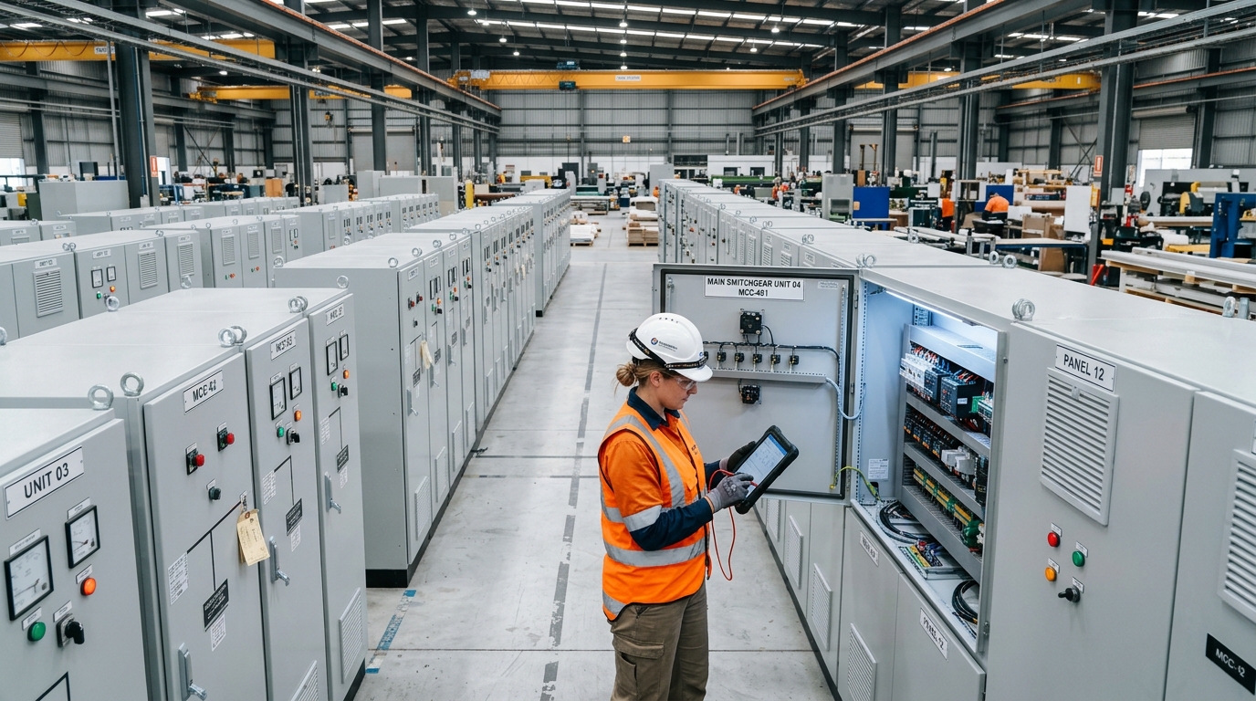 Fabricación y celdas de distribución eléctrica en taller especializado